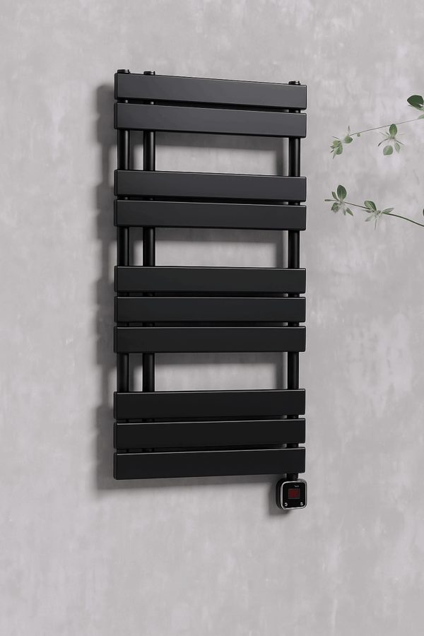 Elektrische radiator badkamer Anjer Premium ELECT. 500 x 1150 Zwart