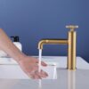 goud-laag-1 Wastafelkraan opbouw Goud laag