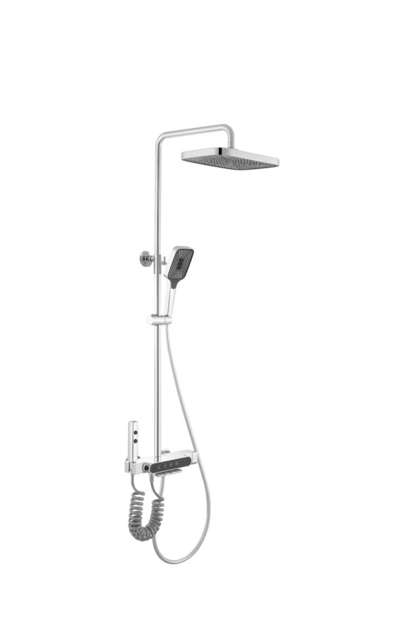 Opbouw Douche kraan Multi vierkant zilver