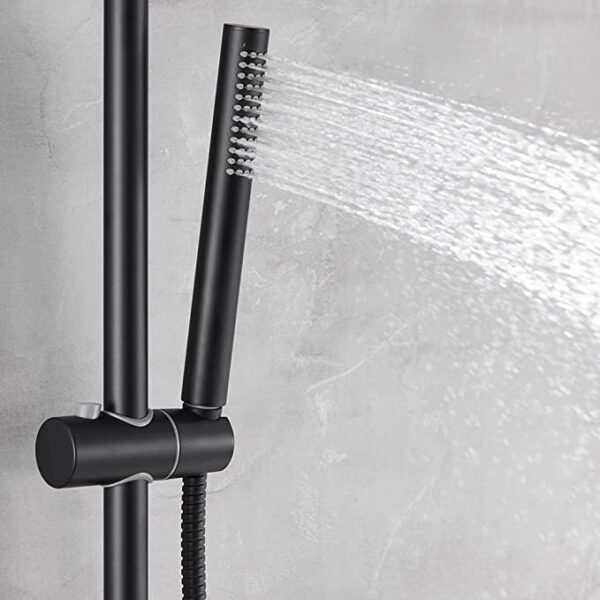 Opbouw Douche kraan Silence zwart